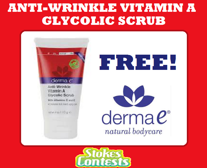 Image FREE Derma-E Anti-Wrinkle Vitamin A Glycolic Scrub Sample