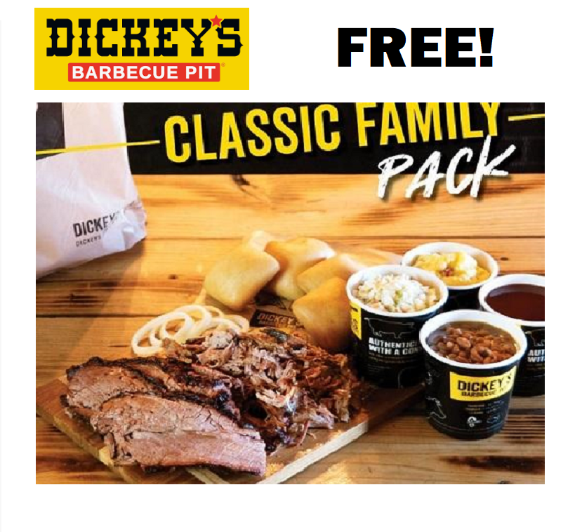 Image FREE Food at Dickey’s Barbecue Pit