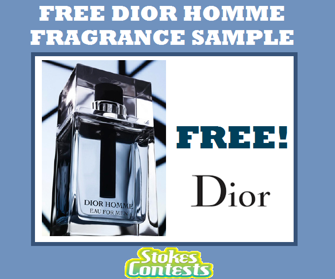 Image FREE Dior Homme Fragrance Sample.