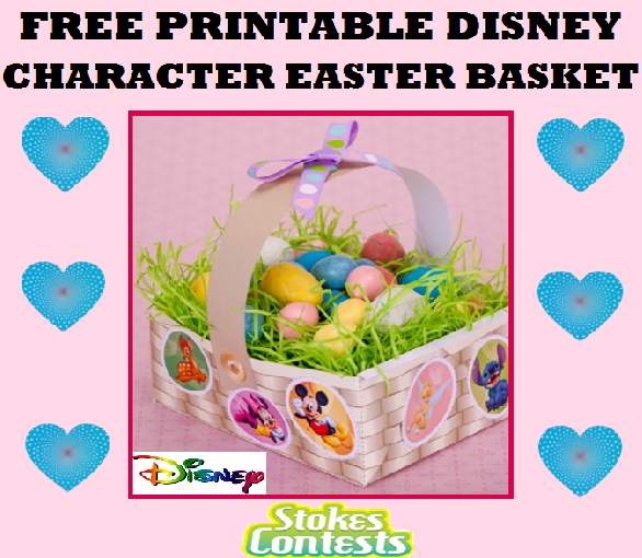 Image FREE Printable Disney Characters Easter Basket