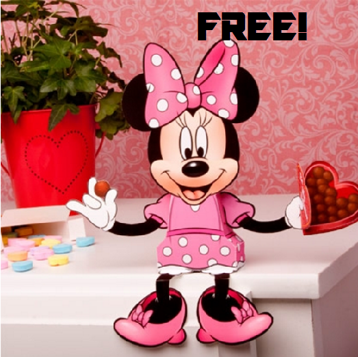 Image FREE Printable Minnie Mouse Valentine's Day Candy Box