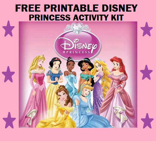 Image FREE Printable Disney Princess Activity Kit