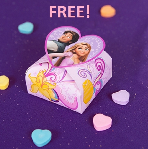 Image FREE Printable Tangled Valentine’s Day Candy Box