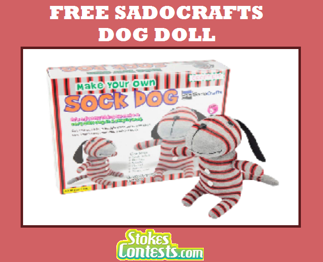 Image FREE SadoCrafts DOG DOLL Kit!