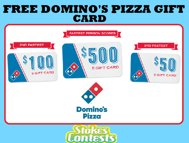 Image FREE Domino's Pizza Gift Card