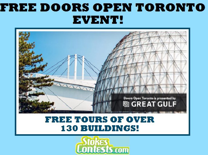 Image FREE Doors Open Toronto Event TODAY