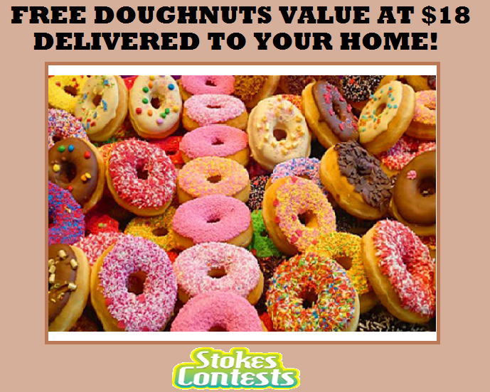 Image FREE Doughnuts Delivered to Your Home Valued at $18!