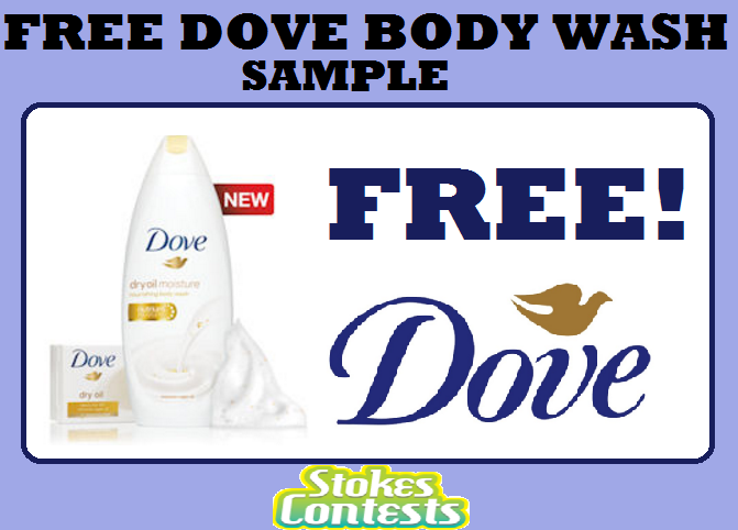 Image FREE Dove Dry Oil Moisture Body Wash Sample