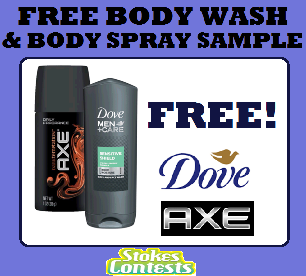 Image FREE Dove Body Wash & FREE AXE Body Spray