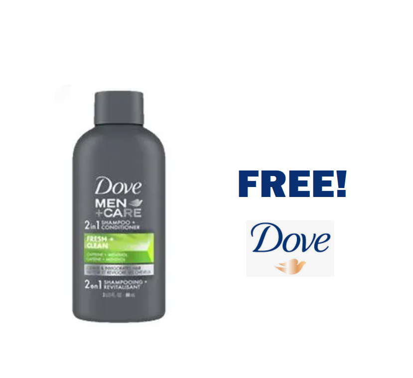 Image FREE Dove Men+Care 2-in-1 Shampoo & Conditioner