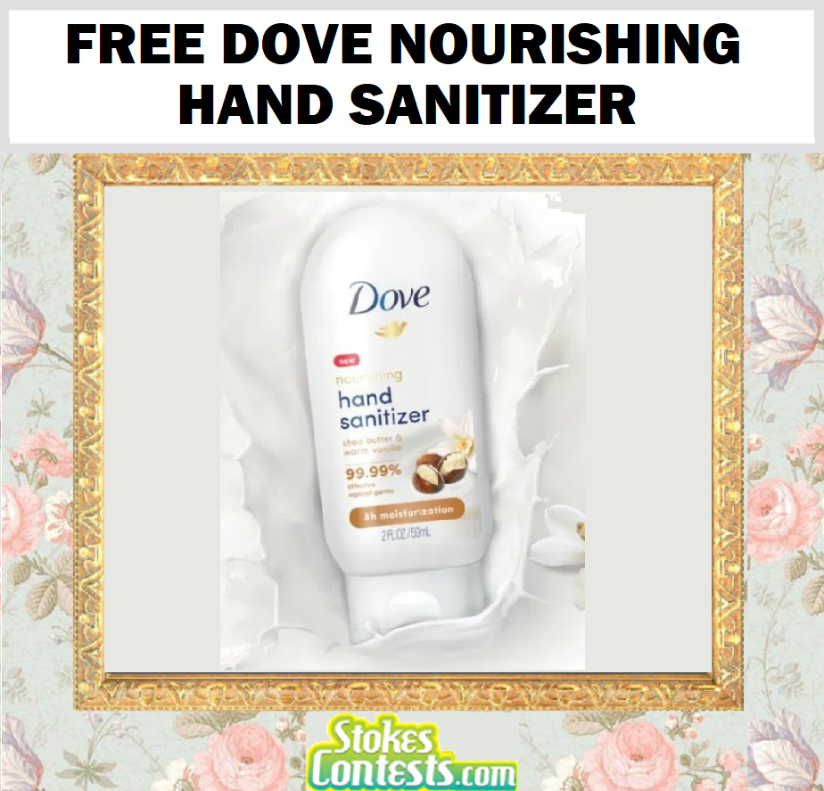 Image FREE Dove Nourishing Hand Sanitizer