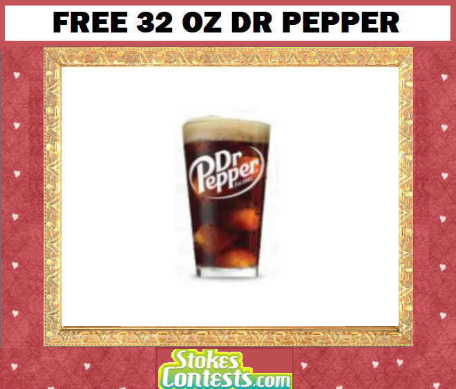 Image FREE 32 Oz Dr Pepper at A&W