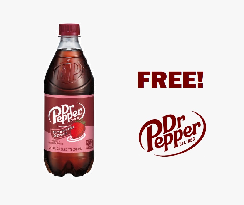 Image FREE 20 Dr Pepper Strawberries & Cream 