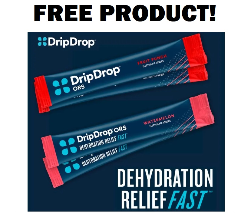 Image FREE DripDrop Hydration Relief Sample Pack!