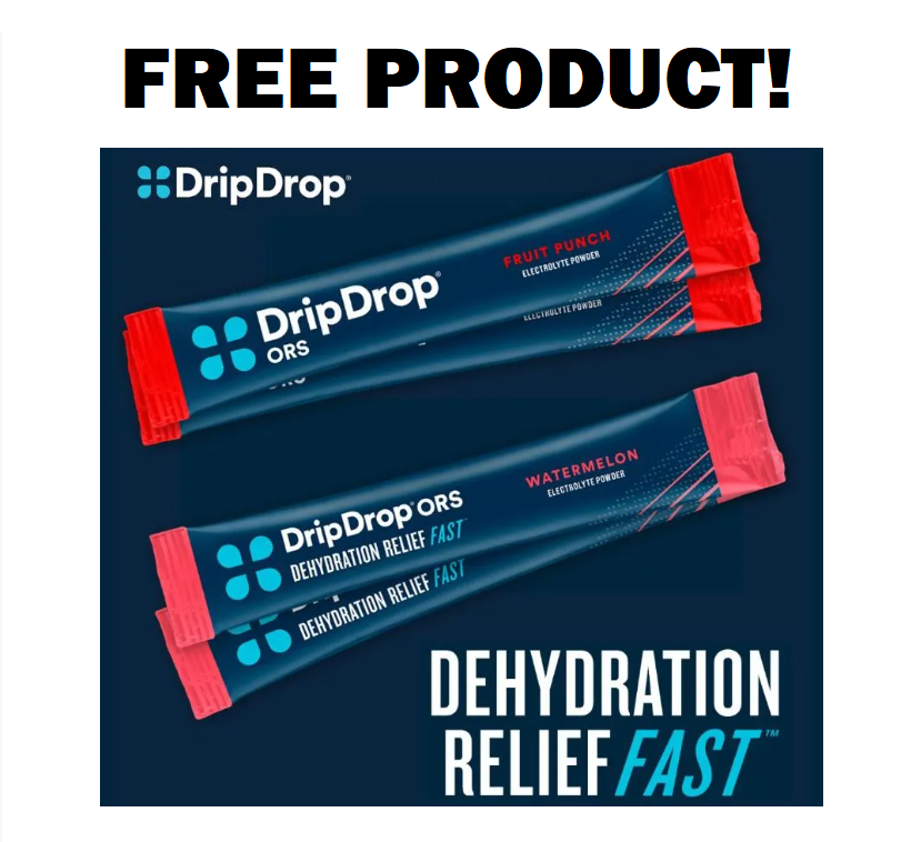 Image FREE DripDrop Hydration Relief Sample Pack