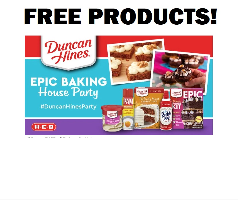 Image FREE $20 Worth of Duncan Hines Products, Apron & MORE!