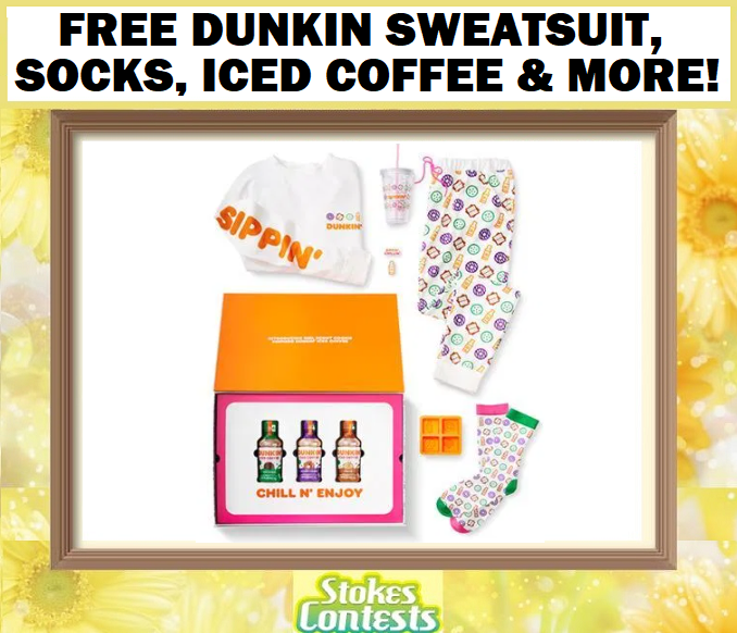 Image FREE Dunkin' Sweatsuit, Socks, Iced Coffee & MORE!
