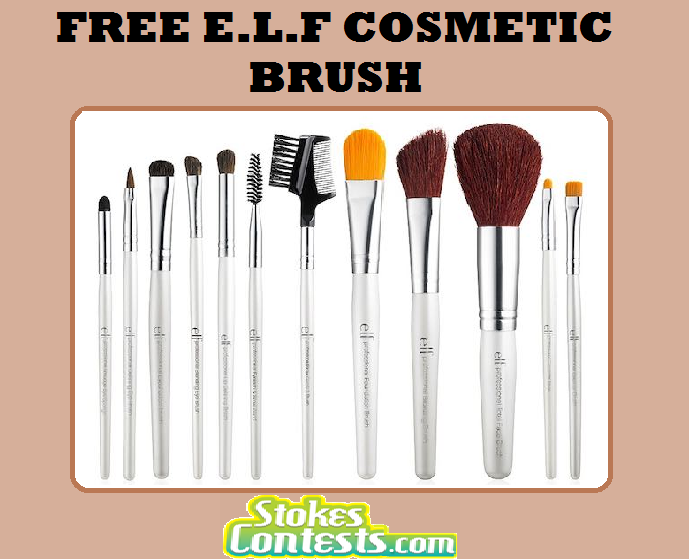 Image FREE E.L.F Cosmetic Brush! TODAY ONLY!