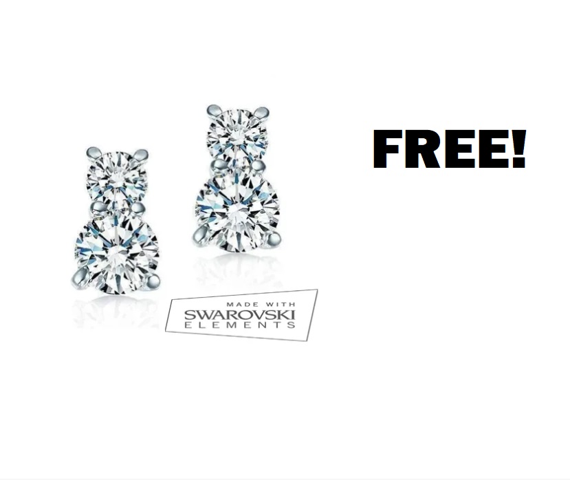 Image FREE Swarovski Earrings Worth £50