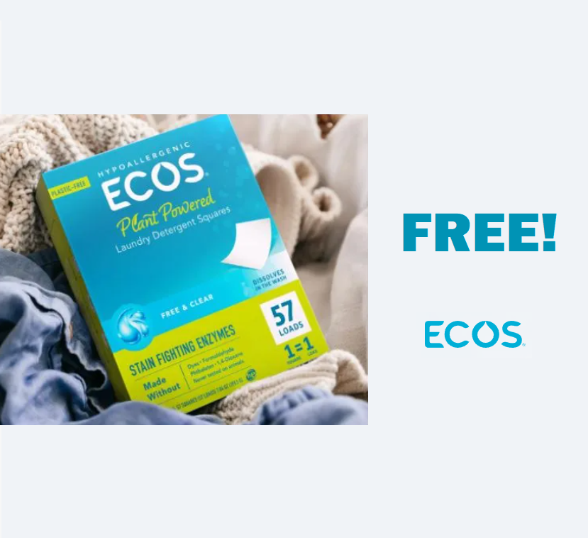 Image FREE ECOS Next Liquidless Laundry Sheets 