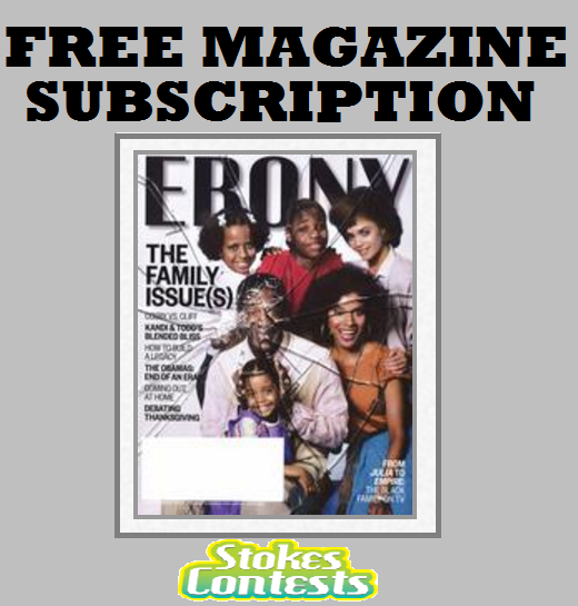 Image FREE Ebony Magazine Subscription