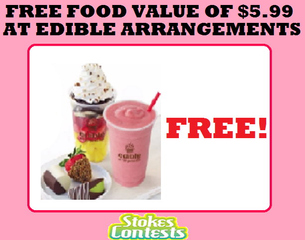 Image FREE Food Item (Up to $5.99) at Edible Arrangements