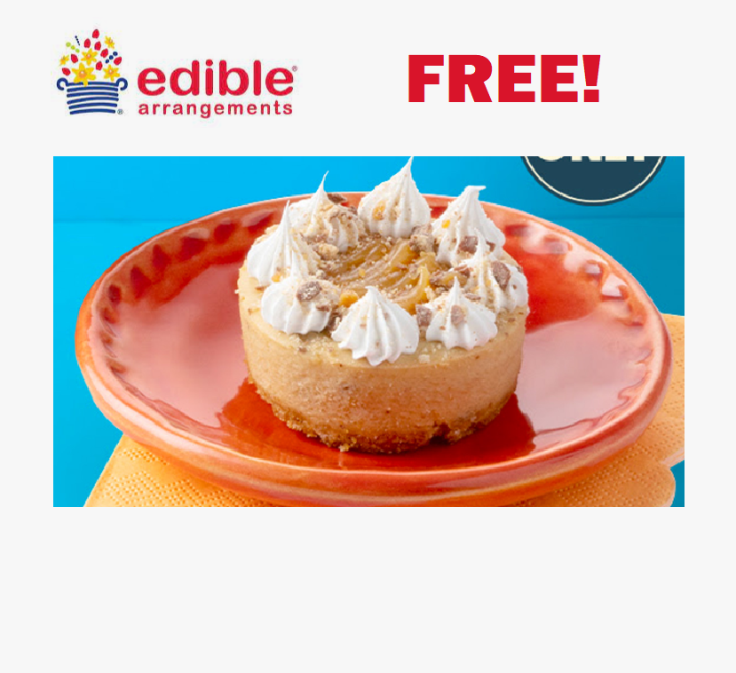 Image FREE Cheesecake Made with TWIX at Edible Arragements Stores