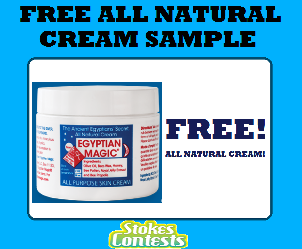 Image FREE All Natural Egyptian Magic Cream Sample