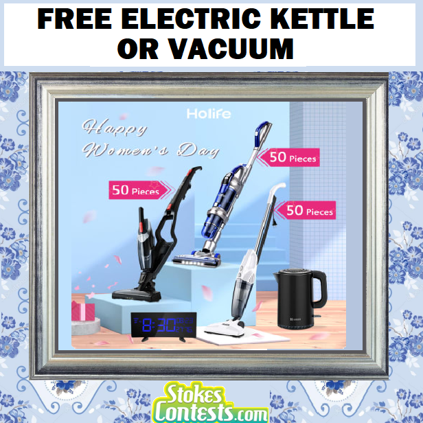 Image FREE Electric Kettle Or Vacuum