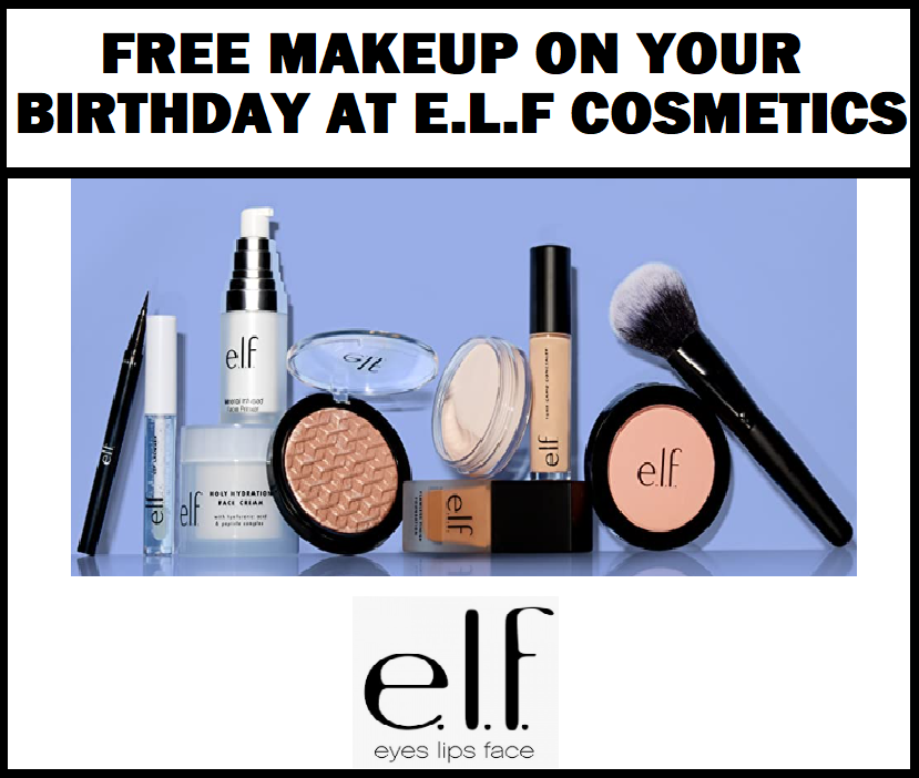 Image FREE Makeup on Your Birthday at E.L.F. Cosmetics