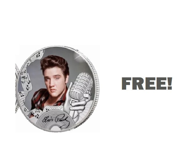 Image FREE Elvis Presley Collector’s Coin