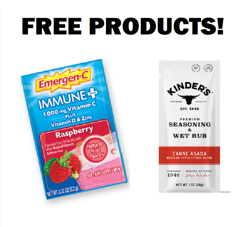 Image FREE Emergen-C Immune + Or Carne Asada Mexican Seasoning