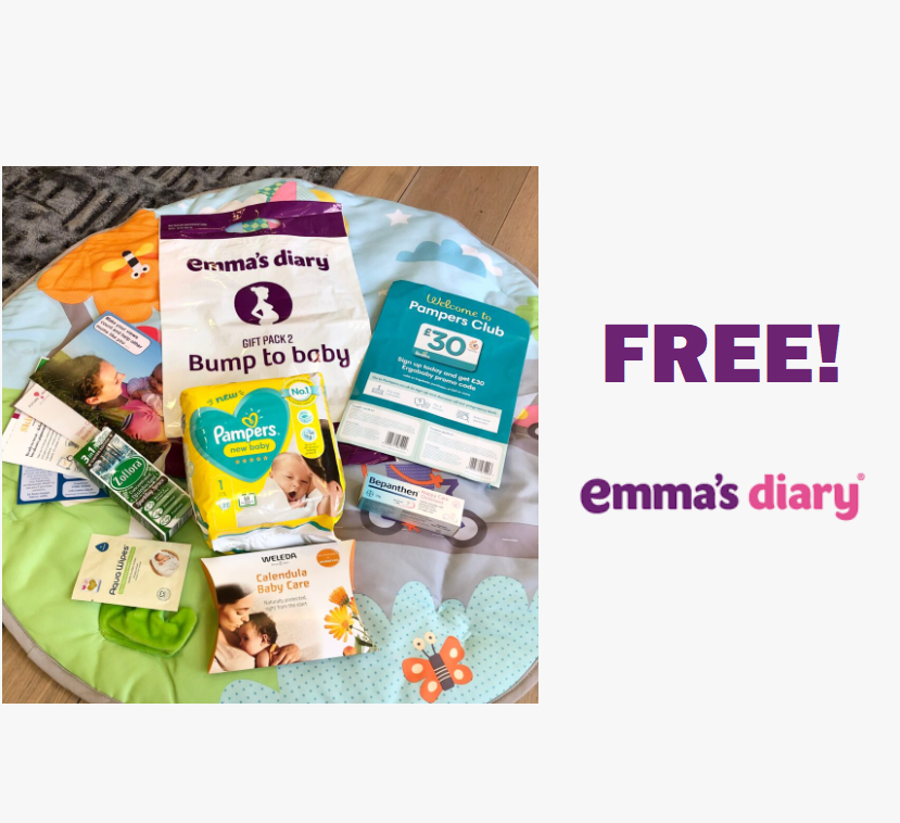 Image FREE Pack of Baby Products from Emma’s Diary 