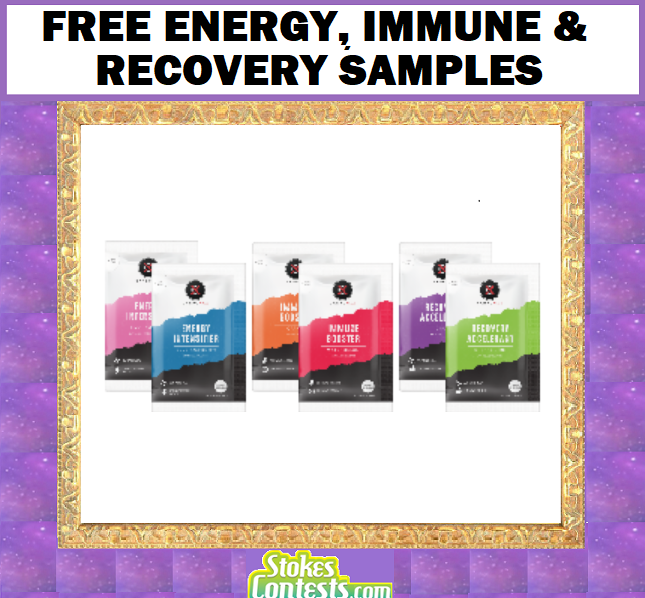Image FREE Energy, Immune & Recovery Samples