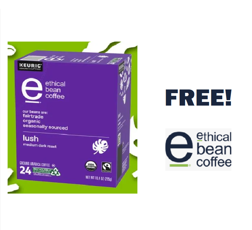 Image FREE Ethical Bean Fairtrade Organic Coffee K-Cup Pods