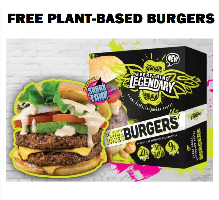 Image FREE Pack Of Everything Legendary Plant Based Burgers