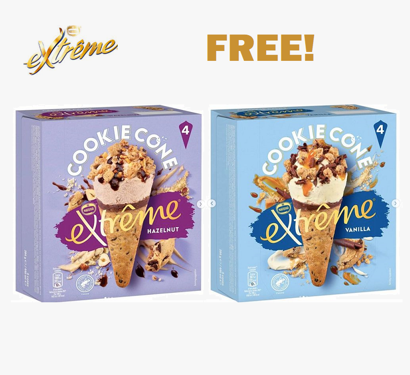 Image FREE Extreme Cookie Cone 4 PK