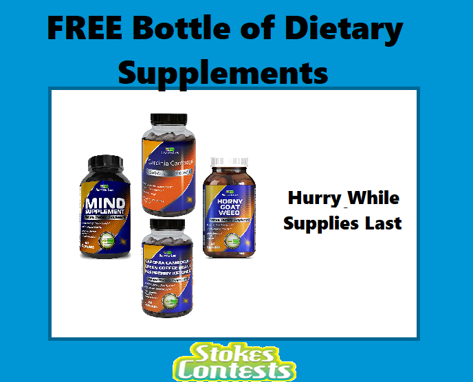 Image FREE Bottle of Dietary Supplements