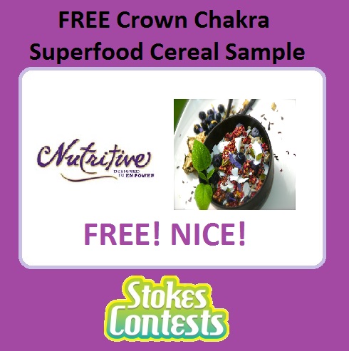 Image FREE Crown Chakra Superfood Cereal Sample 