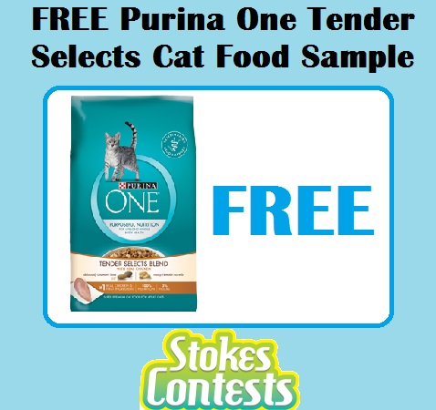 Image FREE Purina One Tender Selects Cat Food