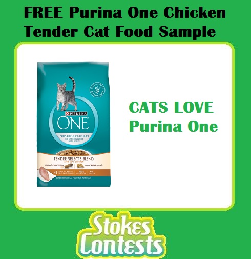 Image FREE Purina One Chicken Tender Selects Cat Food