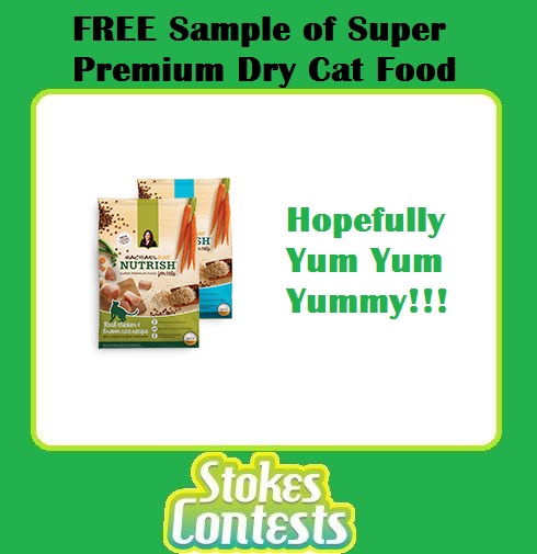 Image FREE Sample of Super Premium Dry Cat Food from Rachael Ray