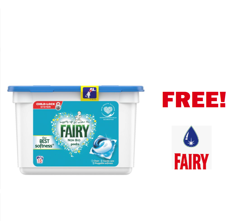 Image FREE Fairy Non-Bio Washing Pods