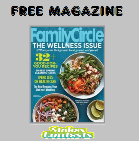 Image FREE One Year Subscription to Family Circle