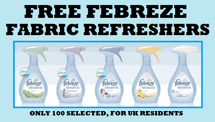 Image FREE Febreze Fabric Spray