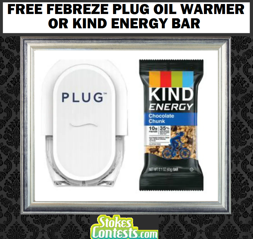 Image FREE Febreze Plug Oil Warmer Or Kind Energy Bar