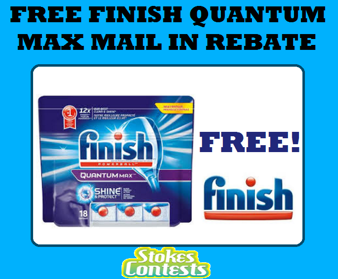 Image FREE Finish Quantum Max Mail In Rebate