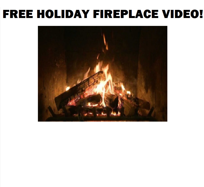 Image FREE Holiday Fireplace Video 24/7
