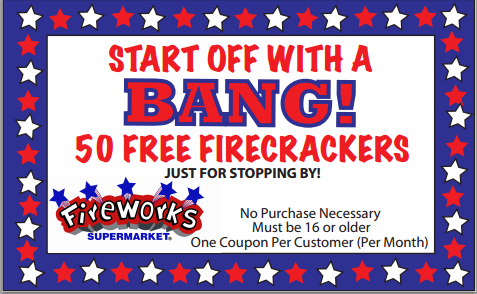 Image FREE Firecrackers at Fireworks Supermarket