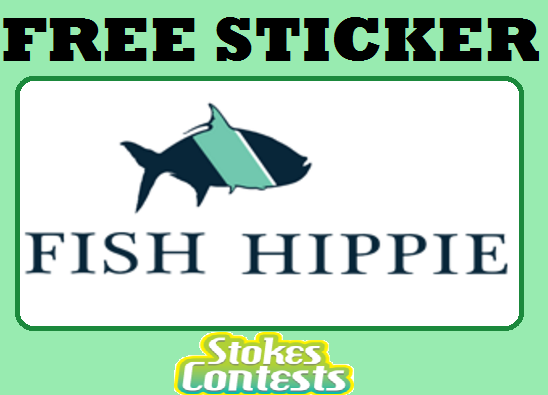 Image FREE Fish Hippie Sticker